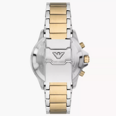 Emporio Armani Men’s Quartz Two-tone Stainless Steel Green Dial 43mm Watch AR1158