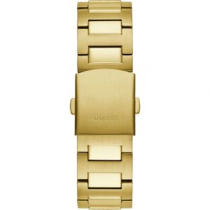 Guess Men’s Quartz Gold Stainless Steel Black Dial 42mm Watch GW0572G2