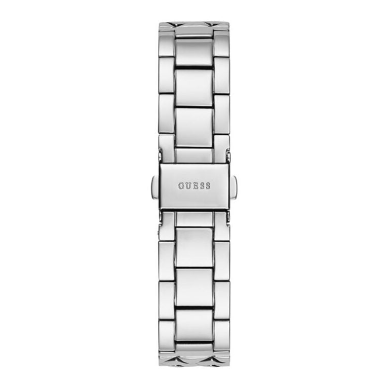 Guess Women’s Quartz Silver Stainless Steel Black Dial 34mm Watch GW0613L1