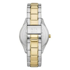 Armani Exchange Men’s Quartz Two Tone Stainless Steel Black Dial 42mm Watch AX1865