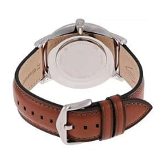 Fossil Men’s Quartz Brown Leather Strap Blue Dial 44mm Watch FS5304
