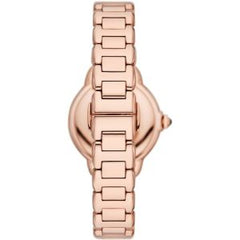 Emporio Armani Women’s Quartz Rose Gold Stainless Steel Brown Dial 32mm Watch AR11570
