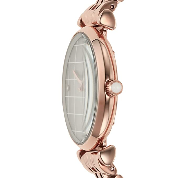 Emporio Armani Women’s Quartz Rose Gold Stainless Steel Mother Of Pearl Dial 32mm Watch AR11385