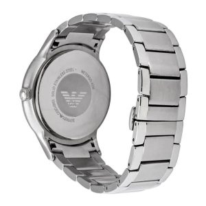 Emporio Armani Men’s Quartz Stainless Steel Black Dial 43mm Watch AR11179