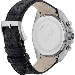 Hugo Boss Men’s Quartz Leather Strap Black Dial 44mm Watch 1513087