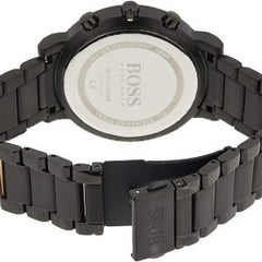 Hugo Boss Men’s Chronograph Quartz Stainless Steel Black Dial 43mm Watch 1513780