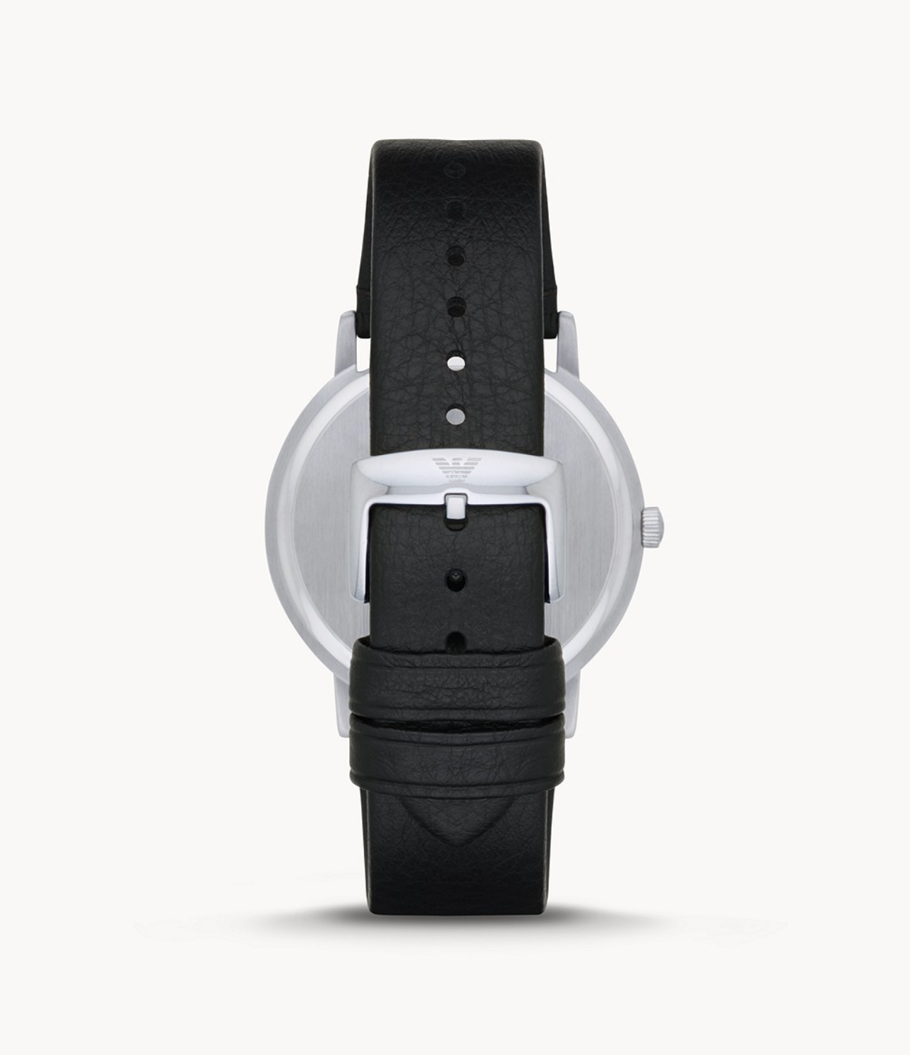 Emporio Armani Men’s Quartz Leather Strap Black Dial 41mm Watch AR11013