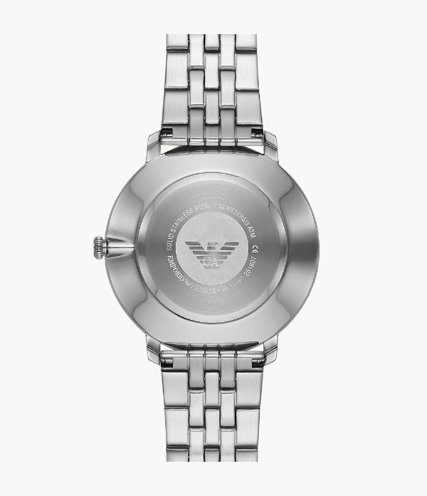 Emporio Armani Men’s Quartz Stainless Steel Black Dial 46mm Watch AR11161