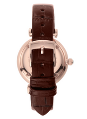 Emporio Armani Women’s Quartz Leather Strap Silver (Crystal Pave Center) Dial 32mm Watch AR11269