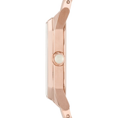 Emporio Armani Women’s Quartz Rose Gold Stainless Steel Mother of Pearl Dial 24mm Watch AR11389