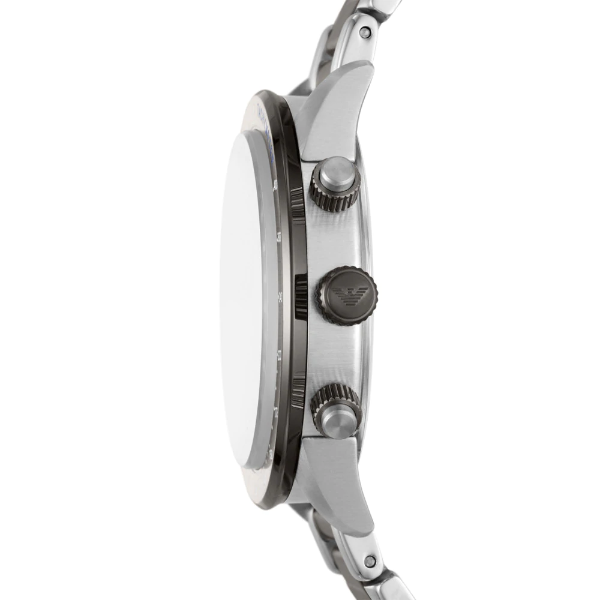 Emporio Armani Men’s Quartz Stainless Steel Grey Dial 43mm Watch AR11391