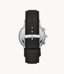 Emporio Armani Men’s Quartz Black Leather Strap Black Dial 43mm Watch AR11431
