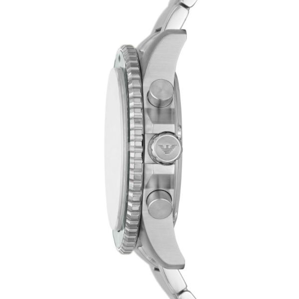 Emporio Armani Men’s Quartz Silver Stainless Steel Green Dial 43mm Watch AR11500