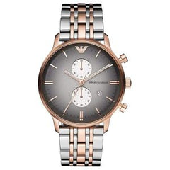 Emporio Armani Men’s Chronograph Quartz Two-tone Stainless Steel 43mm Watch AR1721