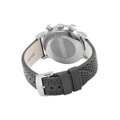 Emporio Armani Men’s Chronograph Quartz Leather Strap Grey Dial 41mm Watch AR1735