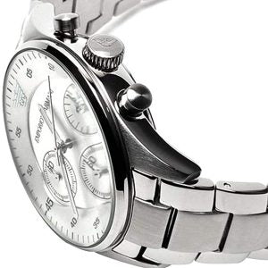 Emporio Armani Men’s Stainless Steel Silver Dial 40mm Watch AR5869