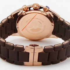 Emporio Armani Men’s Chronograph Quartz Brown Dial 38mm Watch AR5891