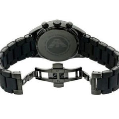 Emporio Armani Men’s Quartz Stainless Steel Blue Dial 43mm Watch AR5921