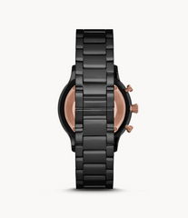 Emporio Armani Men’s Chronograph Stainless Steel Black Dial 43mm Watch AR70006