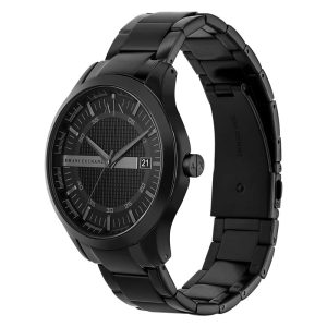 Armani Exchange Men’s Quartz Black Stainless Steel Black Dial 46mm Watch AX2104
