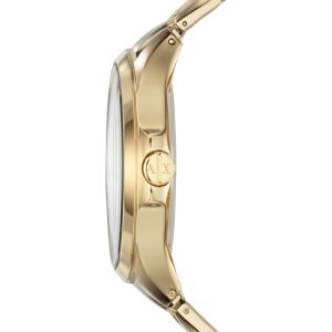 Armani Exchange Men’s Quartz Gold Stainless Steel Black Dial 46mm Watch AX2122