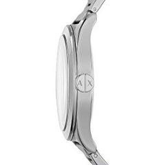 Armani Exchange Men’s Quartz Silver Stainless Steel Black Dial 44mm Watch AX2320