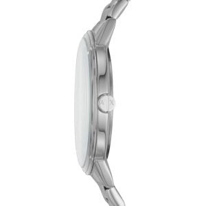 Armani Exchange Men’s Quartz Silver Stainless Steel Black Dial 42mm Watch AX2700