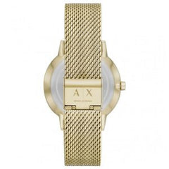 Armani Exchange Men’s Quartz Gold Stainless Steel Black Dial 42mm Watch AX2715