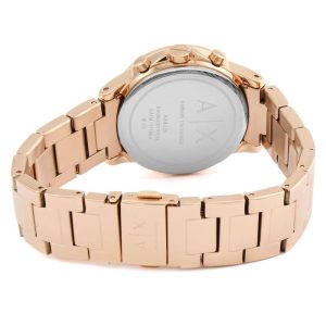 Armani Exchange Women’s Quartz Rose Gold Stainless Steel Rose Gold Dial 36mm Watch AX4326