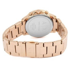 Armani Exchange Women’s Quartz Rose Gold Stainless Steel Rose Gold Dial 36mm Watch AX4326