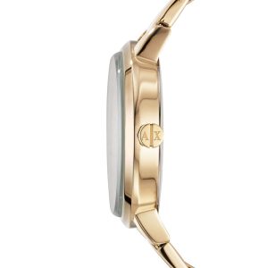 Armani Exchange Women’s Quartz Gold Stainless Steel Gold Dial 39mm Watch AX5361