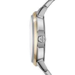 Armani Exchange Women’s Quartz Two Tone Stainless Steel Silver Dial 39mm Watch AX5369