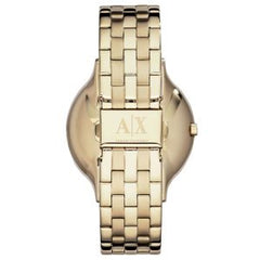 Armani Exchange Women’s Quartz Gold Stainless Steel Gold Dial 40mm Watch AX5408