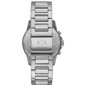 Armani Exchange Men’s Quartz Silver Stainless Steel Grey Dial 44mm Watch AX7141