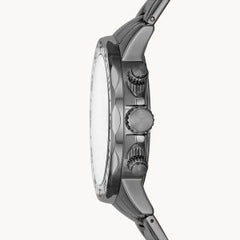 Fossil Men’s Chronograph Grey Stainless Steel Grey Dial 45mm Watch BQ2491