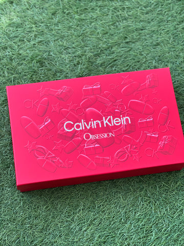 CK OBSESSION WOMEN (EDP 100ML + 15ML MINI + 200ML B/L + 100M
S/G) 4PCS GIFT SET