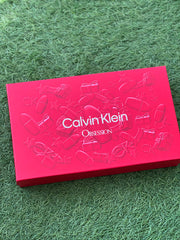 CK OBSESSION WOMEN (EDP 100ML + 15ML MINI + 200ML B/L + 100M
S/G) 4PCS GIFT SET