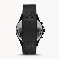 Fossil Men’s Chronograph Quartz Stainless Steel Black Dial 46mm Watch FS5697