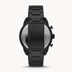 Fossil Men’s Chronograph Quartz Stainless Steel Black Dial 50mm Watch FS5712