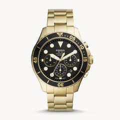 Fossil Men’s Quartz Stainless Steel Black Dial 46mm Watch FS5727
