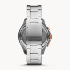 Fossil Men’s Chronograph Quartz Stainless Steel Black Dial 46mm Watch FS5768
