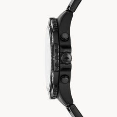 Fossil Men’s Chronograph Quartz Stainless Steel Black Dial 44mm Watch FS5773