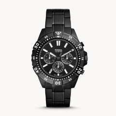Fossil Men’s Chronograph Quartz Stainless Steel Black Dial 44mm Watch FS5773