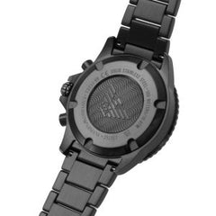 Emporio Armani Men’s Quartz Stainless Steel Black Dial 43mm Watch AR11363
