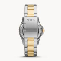 Fossil Men’s Automatic Two-tone Stainless Steel Blue Dial 42mm Watch ME3191
