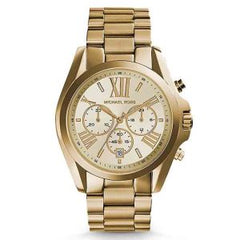 Michael Kors Unisex Chronograph Quartz Stainless Steel Champagne Dial 40mm Watch MK5605