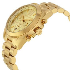 Michael Kors Unisex Chronograph Quartz Stainless Steel Champagne Dial 40mm Watch MK5605