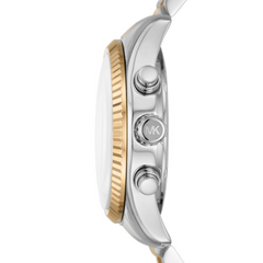 Michael Kors Women’s Quartz Two-tone Stainless Steel Blue Dial 38mm Watch MK7218