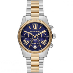 Michael Kors Women’s Quartz Two-tone Stainless Steel Blue Dial 38mm Watch MK7218