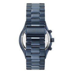 Michael Kors Men’s Quartz Blue Stainless Steel Grey Dial 44mm Watch MK8918